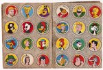 "GO-GO" PERUVIAN COMIC DISC STICKER ALBUM WITH DC COMICS & COMIC CHARACTERS PLUS MANY MORE.