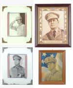 GENERAL DOUGLAS MAC ARTHUR FRAMED IMAGES.