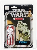 TOLTOYS STAR WARS (1978) - STORMTROOPER 12 BACK AFA 75+ EX+/NM (METRIC STICKER).