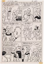 ARCHIE'S GIRLS BETTY AND VERONICA #150 COMIC BOOK STORY ORIGINAL ART BY DAN DeCARLO.