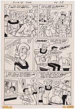 ARCHIE'S GIRLS BETTY AND VERONICA #150 COMIC BOOK STORY ORIGINAL ART BY DAN DeCARLO.