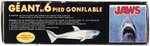 JAWS 6 FOOT INFLATABLE SHARK IN BOX BY IMPERIAL TOY.