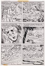 LIFE WITH ARCHIE #197 COMIC BOOK STORY ORIGINAL ART BY STAN GOLDBERG.