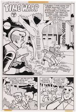 LIFE WITH ARCHIE #197 COMIC BOOK STORY ORIGINAL ART BY STAN GOLDBERG.