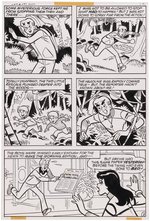 LIFE WITH ARCHIE #197 COMIC BOOK STORY ORIGINAL ART BY STAN GOLDBERG.