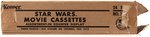 STAR WARS (1978) - MOVIE CASSETTES COUNTER DISPLAY HEADER & BIN AFA 85 NM+ (WITH SHIPPING CARTON).