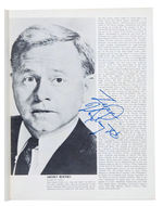 MICKEY ROONEY SIGNED "GEORGE M.!" PROGRAM.