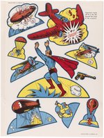 "SUPERMAN CUT-OUTS" RARE & HIGH GRADE 1940 BOOK (RED COVER).