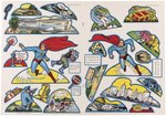 "SUPERMAN CUT-OUTS" RARE & HIGH GRADE 1940 BOOK (RED COVER).