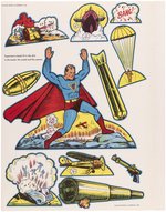 "SUPERMAN CUT-OUTS" RARE & HIGH GRADE 1940 BOOK (RED COVER).