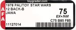 PALITOY STAR WARS (1978) - JAWA 12 BACK-B AFA 75 EX+/NM.