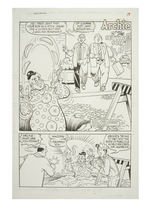 "ARCHIE" ORIGINAL COMIC BOOK ART BY STAN GOLDBERG.