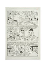 "ARCHIE" ORIGINAL COMIC BOOK ART BY STAN GOLDBERG.