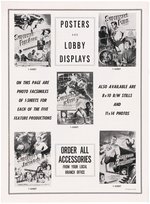 "5 SUPERMAN FEATURES" PRESSBOOK & LOBBY CARD PAIR.