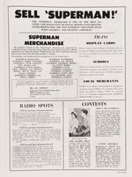 "5 SUPERMAN FEATURES" PRESSBOOK & LOBBY CARD PAIR.