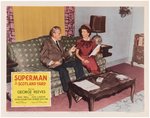 "5 SUPERMAN FEATURES" PRESSBOOK & LOBBY CARD PAIR.