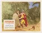 "SUPERMAN AND THE JUNGLE DEVIL" LOBBY CARD TRIO.