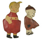 GASOLINE ALLEY'S "SKEEZIX" / SMITTIE'S "HERBY" OILCLOTH DOLLS.