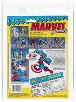 TOY BIZ MARVEL SUPER HEROES (1990) - CAPTAIN AMERICA SERIES 1 AFA 85 NM+ (HIGHEST GRADED EXAMPLE).