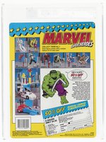 TOY BIZ MARVEL SUPER HEROES (1990) - THE INCREDIBLE HULK SERIES 1 AFA 85 NM+ (HIGHEST GRADED EXAMPLE).