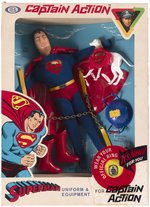 "CAPTAIN ACTION - SUPERMAN UNIFORM & EQUIPMENT" BOXED SET WITH RING.