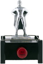 RARE "SUPERMAN SILENT FLAME TABLE LIGHTER BY DUNHILL" (EXTREMELY RARE FORCE CEREAL VARIETY).