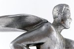 SUPERMAN c. 1946 HOOD ORNAMENT (LARGE SIZE VARIETY).