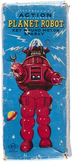 YOSHIYA ACTION PLANET ROBOT BOXED WIND-UP TOY.