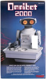 TOMY OMNIBOT 2000 PERSONAL ROBOT IN BOX.