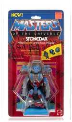 MASTERS OF THE UNIVERSE (1985) - STONEDAR SERIES 4 AFA 80 NM (CLEAR BLISTER).