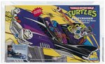 TEENAGE MUTANT NINJA TURTLES (1989) - FOOTCRUISER SERIES 2 VEHICLE AFA 75+ EX+/NM.