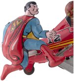 SUPERMAN ROLL OVER PLANE MARX WIND-UP (MULTI-COLOR VARIETY).