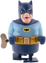 BATMAN ROBOT WALKING WIND-UP BY FAIRYLITE UK IN BOX.