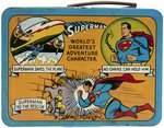 "SUPERMAN" ADCO 1954 CLASSIC METAL LUNCHBOX.