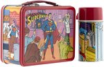 "SUPERMAN" KING-SEELEY 1967 METAL LUNCHBOX & THERMOS.