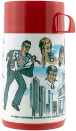 "SUPERMAN" THE MOVIE ALADDIN 1978 UNUSED METAL LUNCHBOX WITH THERMOS.