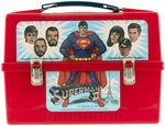 "SUPERMAN II" ALADDIN 1980 UNUSED PLASTIC LUNCHBOX & THERMOS.