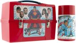 "SUPERMAN II" ALADDIN 1980 UNUSED PLASTIC LUNCHBOX & THERMOS.