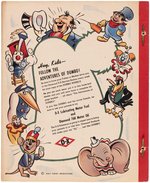 "DUMBO D-X" 1942 GASOLINE PROMOTION COVER WITH FULL SET OF 16 WEEKLY ISSUES.