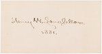 HENRY WADSWORTH LONGFELLOW SIGNATURE.