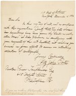 FITZ JOHN PORTER CIVIL WAR COLONEL SIGNED LETTER.