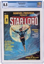 MARVEL PREVIEW #4 JANUARY 1976 CGC 8.5 VF+ (FIRST STAR-LORD).