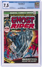 GHOST RIDER #1 SEPTEMBER 1973 CGC 7.5 VF- (FIRST SON OF SATAN).