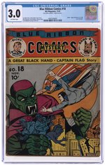 BLUE RIBBON COMICS #18 NOVEMBER 1941 CGC 3.0 GOOD/VG.