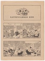 "FAMOUS COMICS" BOXED 1935 COLORING PAGES SET.