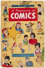 "A TREASURY OF COMICS" #1 1948 COMIC STRIP REPRINT HARDCOVER.