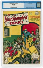 STAR SPANGLED COMICS #36 SEPTEMBER 1944 CGC 8.5 VF+.