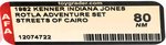 THE ADVENTURES OF INDIANA JONES IN RAIDERS OF THE LOST ARK (1982) - STREETS OF CAIRO ADVENTURE SET AFA 80 NM.