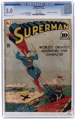 SUPERMAN #7 NOVEMBER-DECEMBER 1940 CGC 3.0 GOOD/VG (FIRST PERRY WHITE).