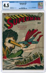 SUPERMAN #20 JANUARY-FEBRUARY 1943 CGC 4.5 VG+.